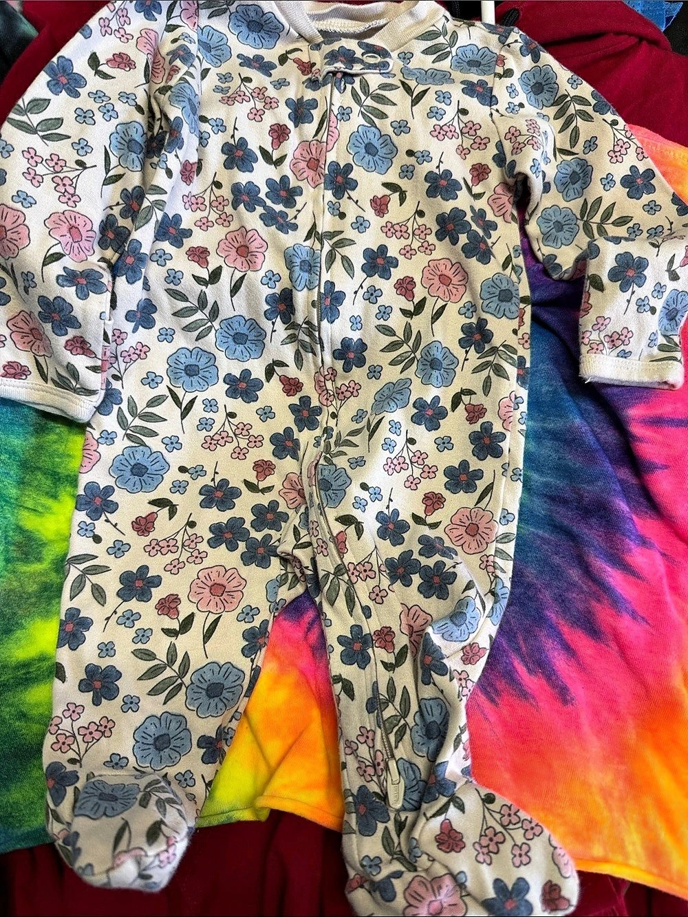 Carter's Floral Footie Baby 3M